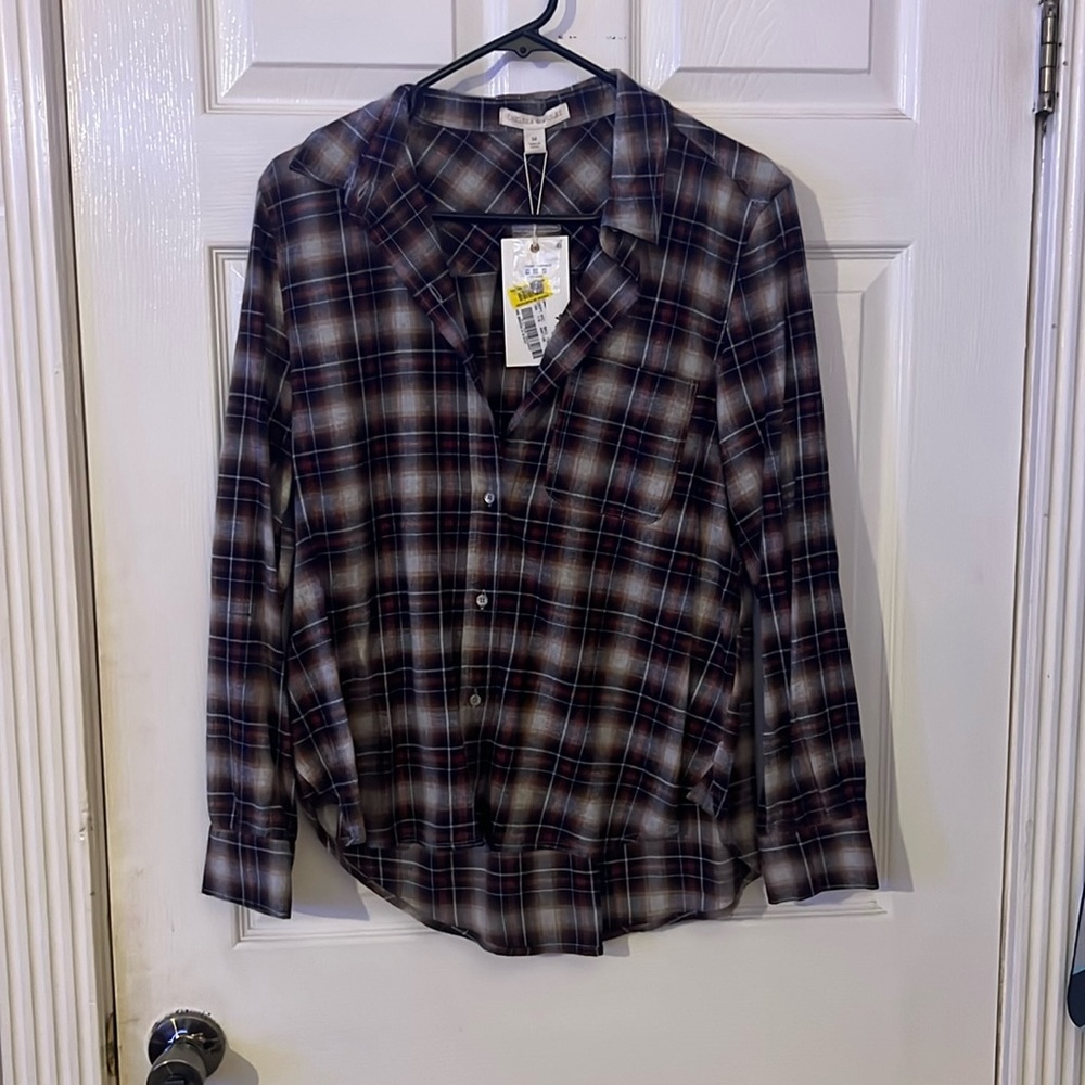 Plaid button up